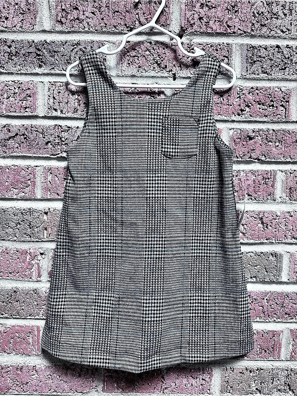 Old Navy Girls 3T Houndstooth Romper Like New